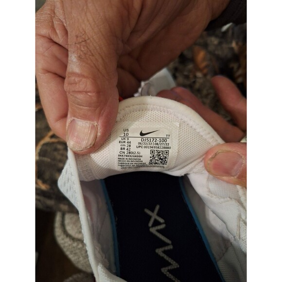 Nike Air Max 270 USA Men's Size 10 Athletic White Red Shoe Sneakers DJ5172-100 - Picture 10 of 10